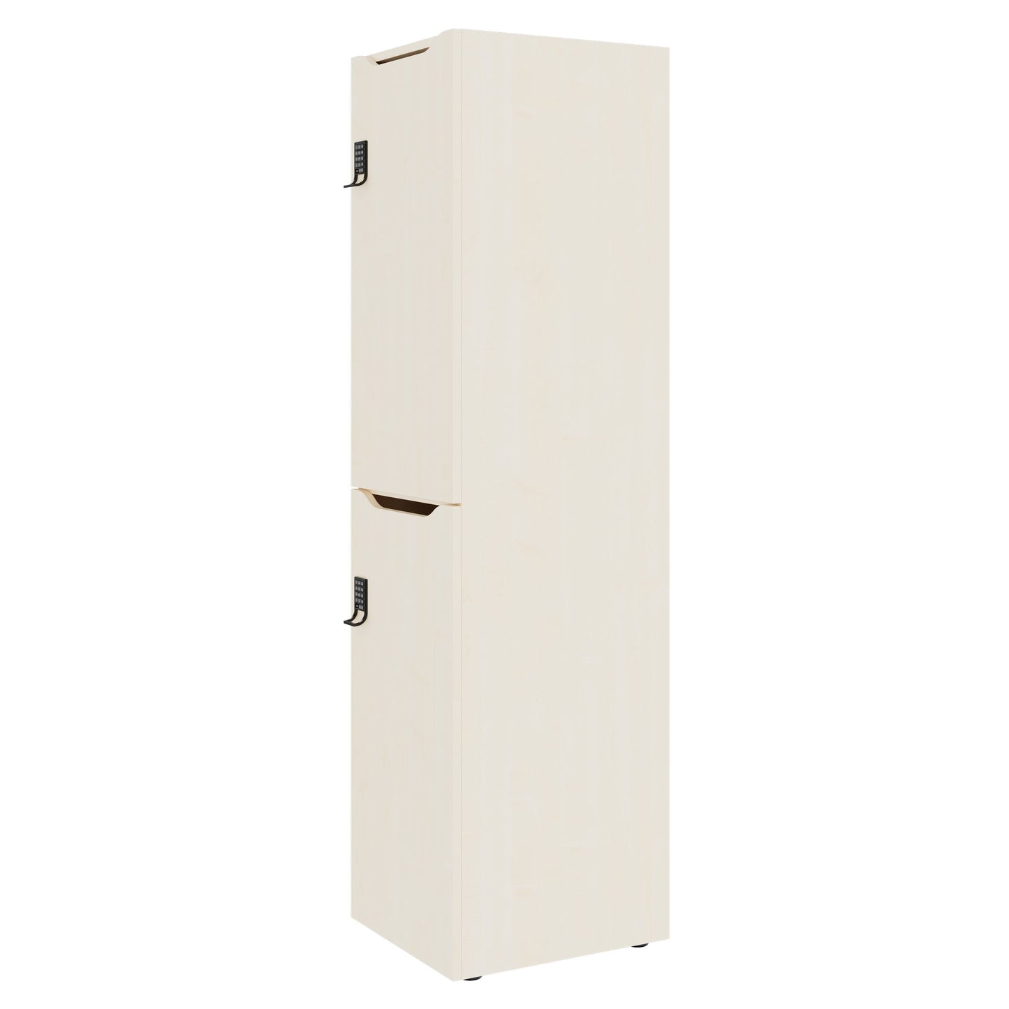 CHOICE Spind | 450 x 1820 mm, 2 große oder 4 kleine Schließfächer, Ahorn