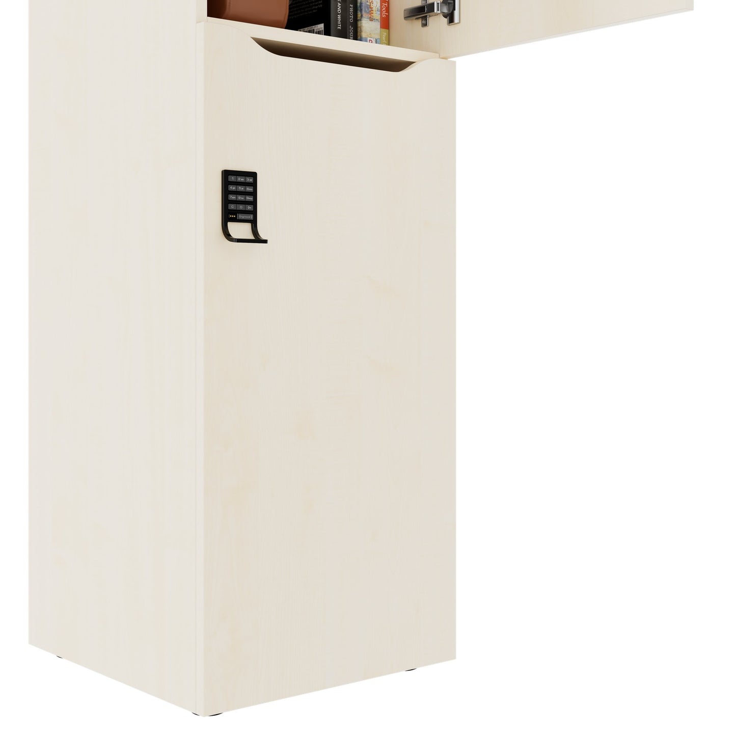 CHOICE Spind | 450 x 1820 mm, 2 große oder 4 kleine Schließfächer, Ahorn