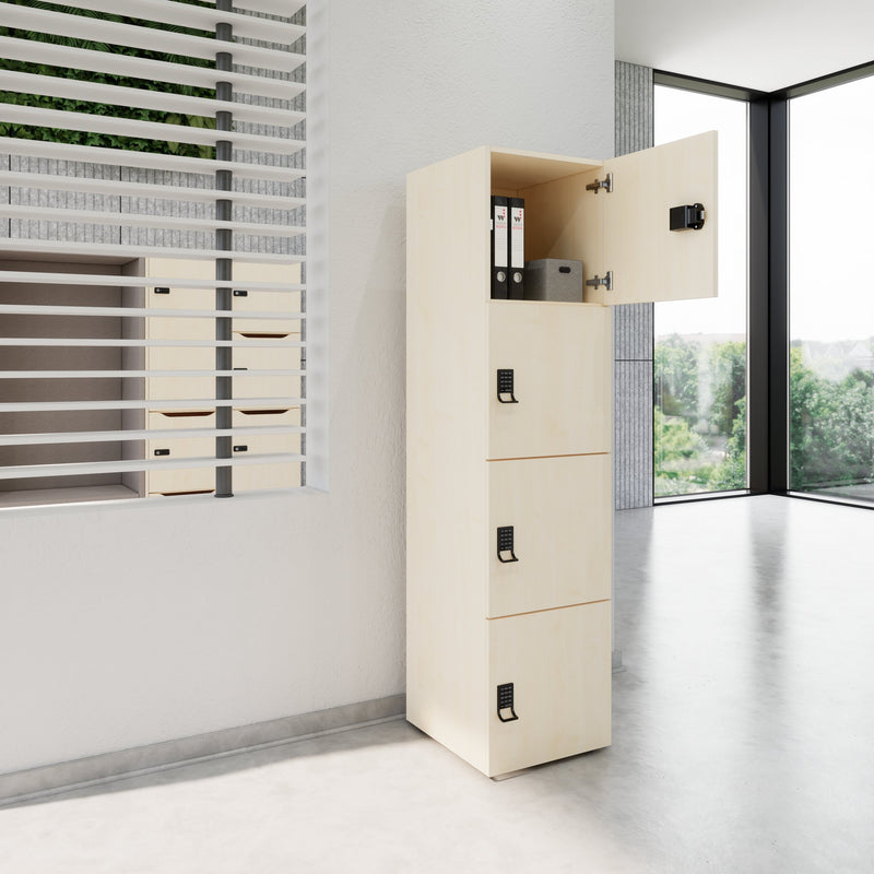 Armadietto CHOICE | 450 x 1820 mm, 2 armadietti grandi o 4 piccoli, acero - 8 Main Image