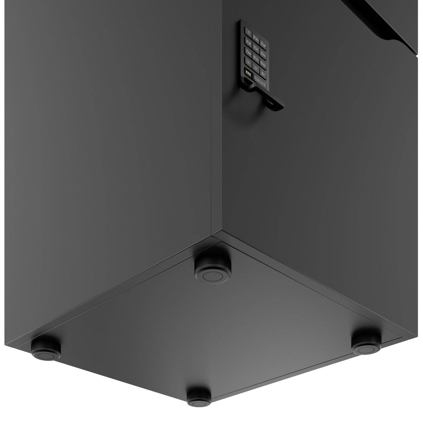 CHOICE Spind | 450 x 1820 mm, 2 große oder 4 kleine Schließfächer, Anthrazit