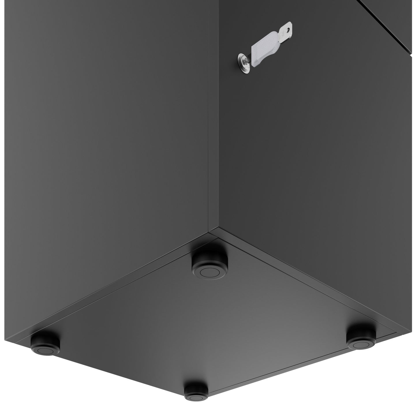 CHOICE Spind | 450 x 1820 mm, 2 große oder 4 kleine Schließfächer, Anthrazit