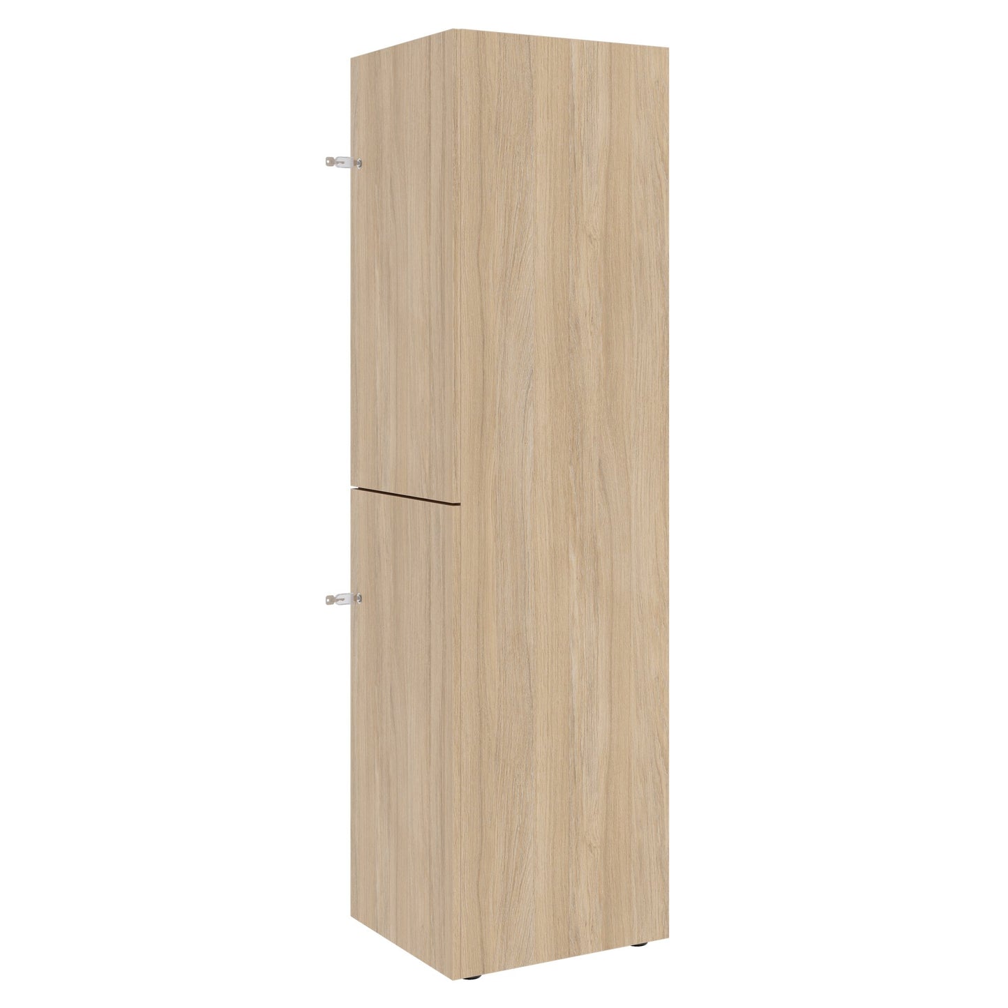 CHOICE Spind | 450 x 1820 mm, 2 große oder 4 kleine Schließfächer, Bernsteineiche