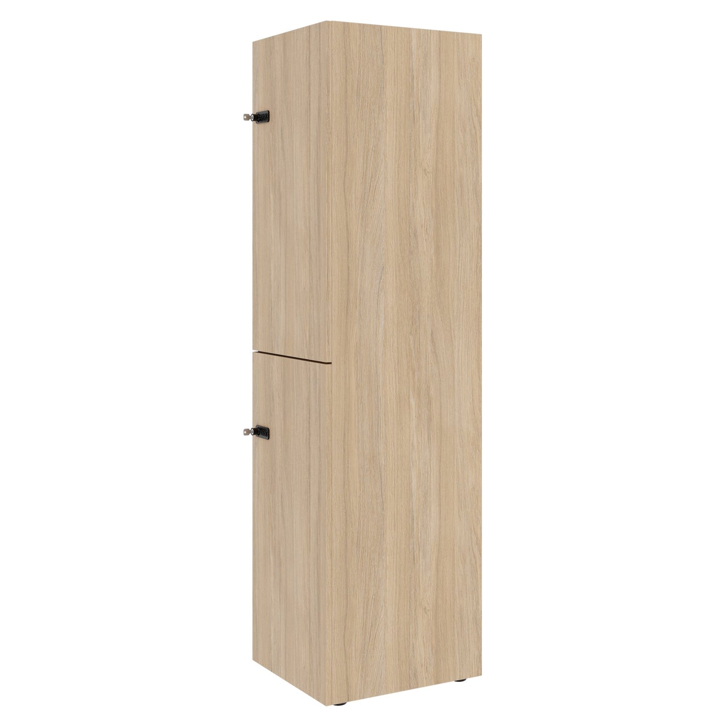 CHOICE Spind | 450 x 1820 mm, 2 große oder 4 kleine Schließfächer, Bernsteineiche