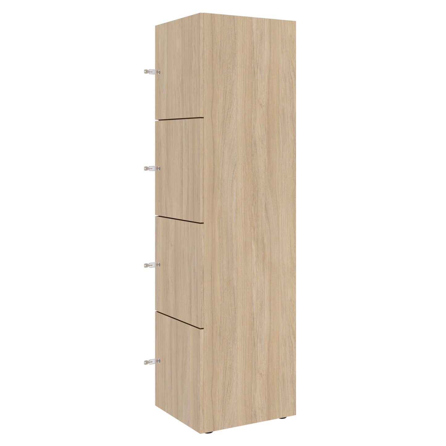 CHOICE Spind | 450 x 1820 mm, 2 große oder 4 kleine Schließfächer, Bernsteineiche
