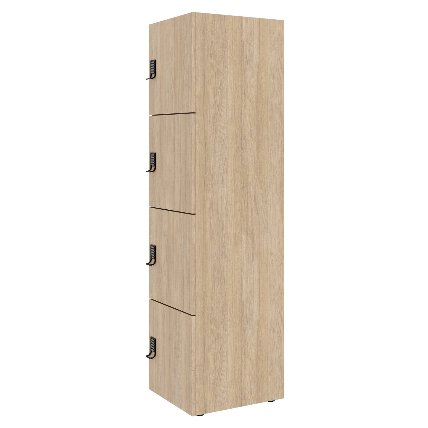 CHOICE Spind | 450 x 1820 mm, 2 große oder 4 kleine Schließfächer, Bernsteineiche