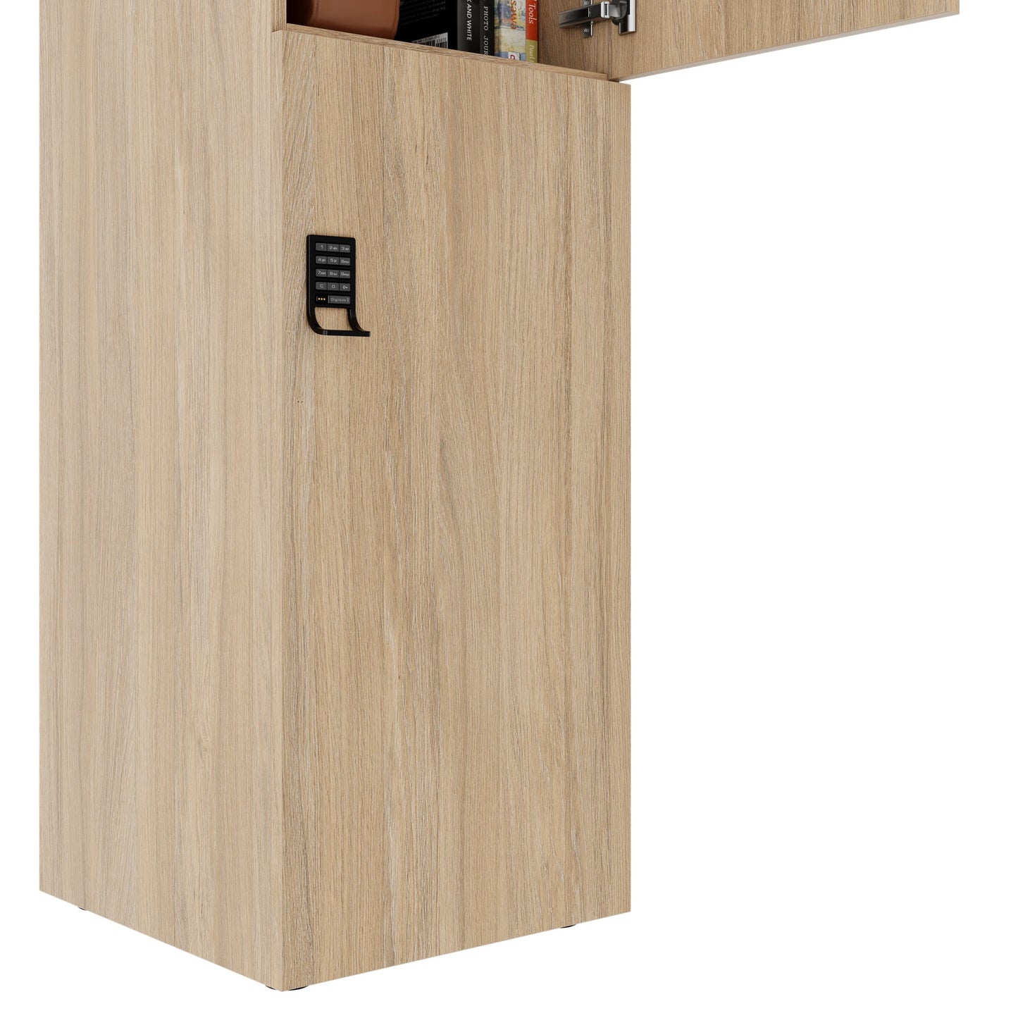 CHOICE Spind | 450 x 1820 mm, 2 große oder 4 kleine Schließfächer, Bernsteineiche