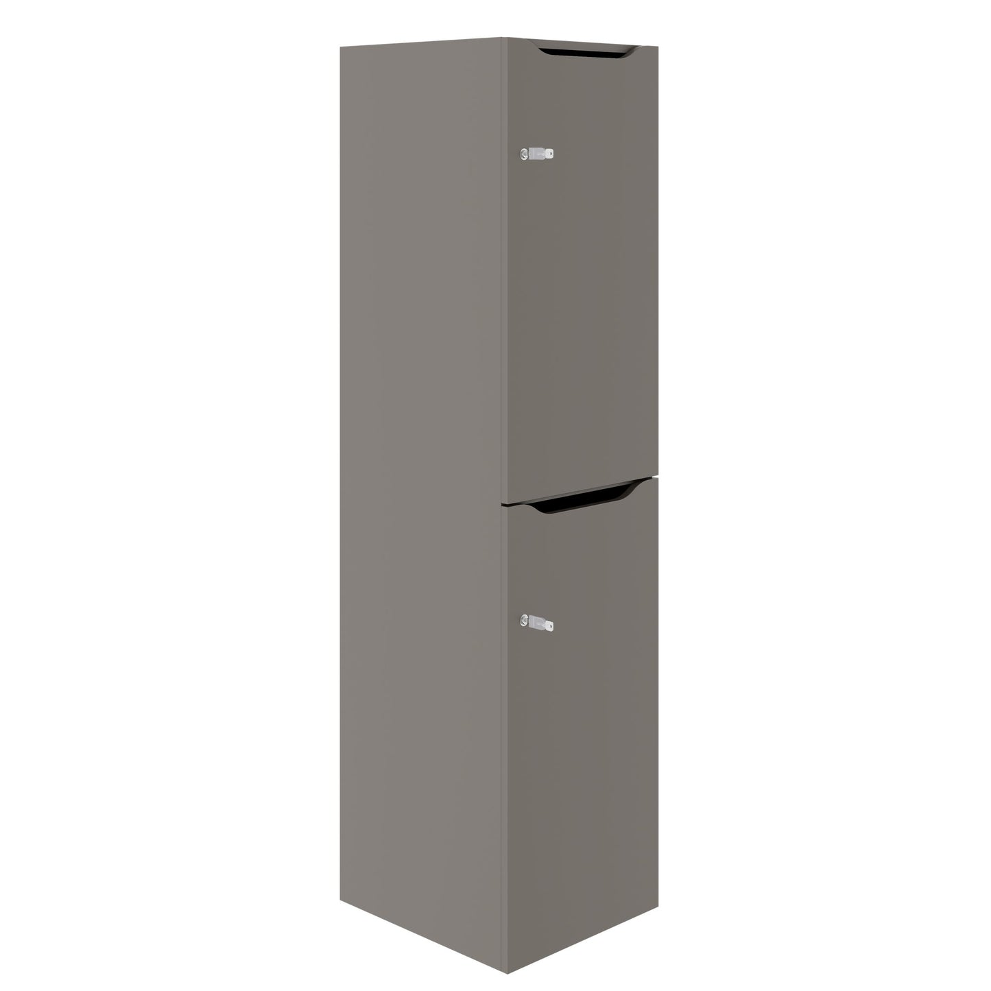 CHOICE Spind | 450 x 1820 mm, 2 große oder 4 kleine Schließfächer, Cubanitgrau