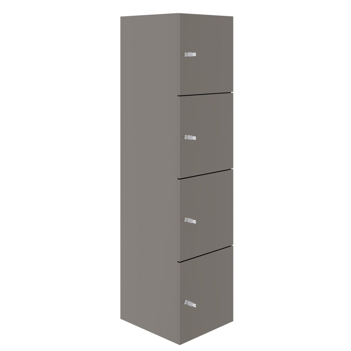 CHOICE locker | 450 x 1820 mm, 2 large or 4 small lockers, Cubanite gray - 1 Lightbox Main Image