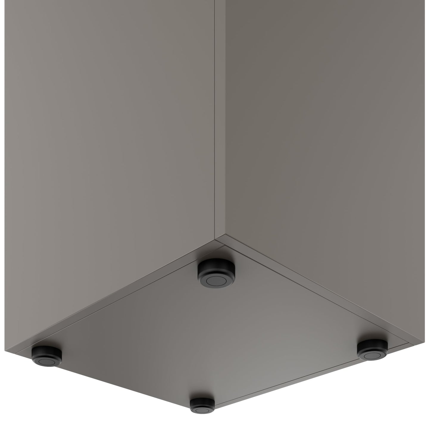 CHOICE Spind | 450 x 1820 mm, 2 große oder 4 kleine Schließfächer, Cubanitgrau