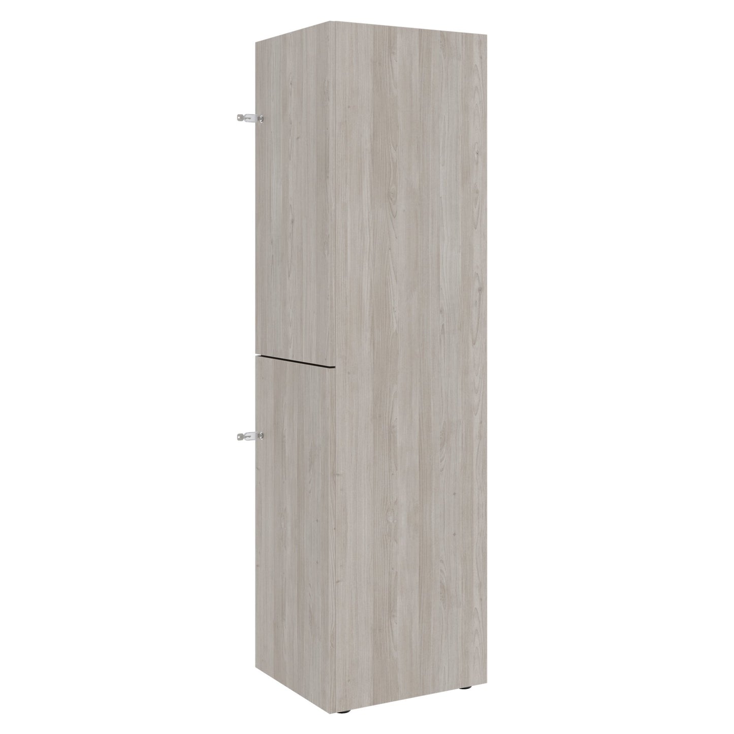 CHOICE Spind | 450 x 1820 mm, 2 große oder 4 kleine Schließfächer, Nordeiche grau