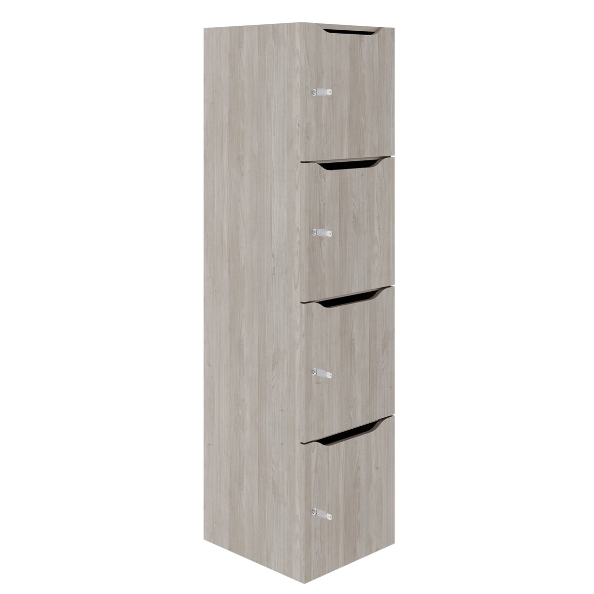 Armadietto CHOICE | 450 x 1820 mm, 2 armadietti grandi o 4 piccoli, rovere nordico grigio - 1 Lightbox Main Image