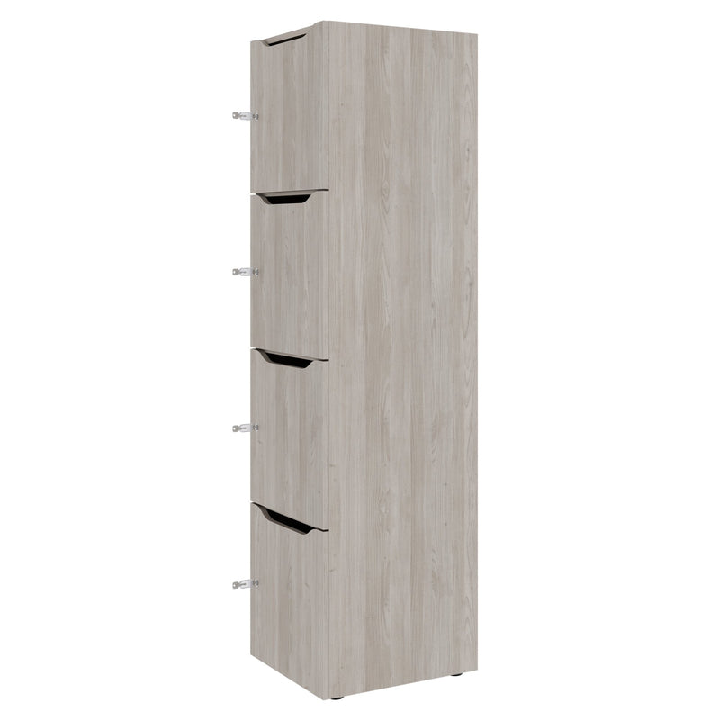 Armadietto CHOICE | 450 x 1820 mm, 2 armadietti grandi o 4 piccoli, rovere nordico grigio - 3 Main Image