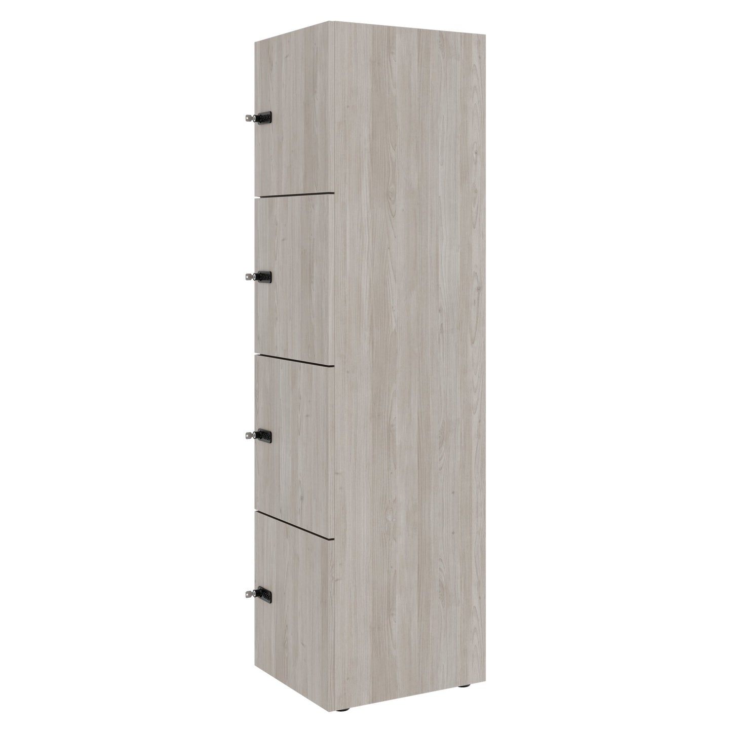 CHOICE Spind | 450 x 1820 mm, 2 große oder 4 kleine Schließfächer, Nordeiche grau