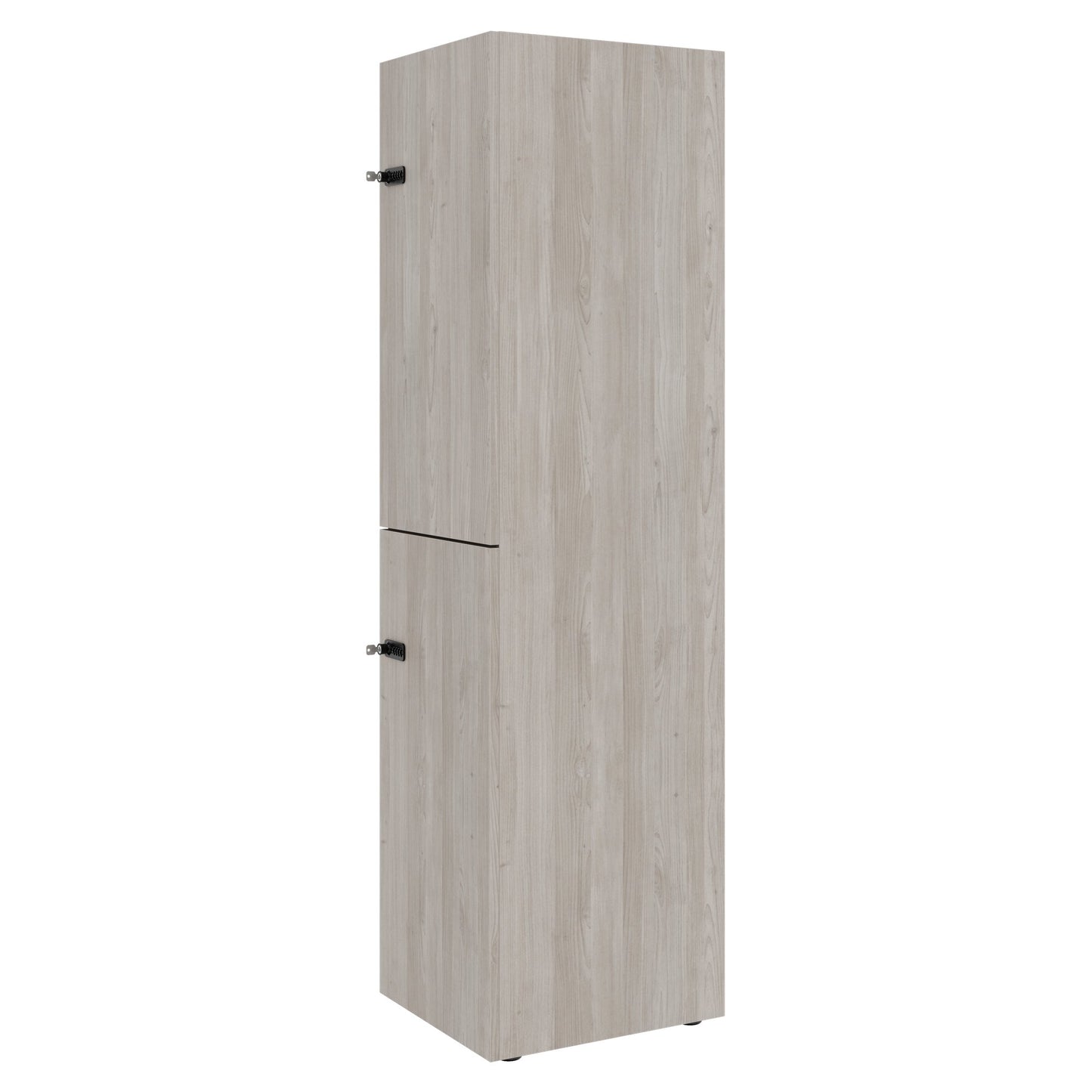 CHOICE Spind | 450 x 1820 mm, 2 große oder 4 kleine Schließfächer, Nordeiche grau