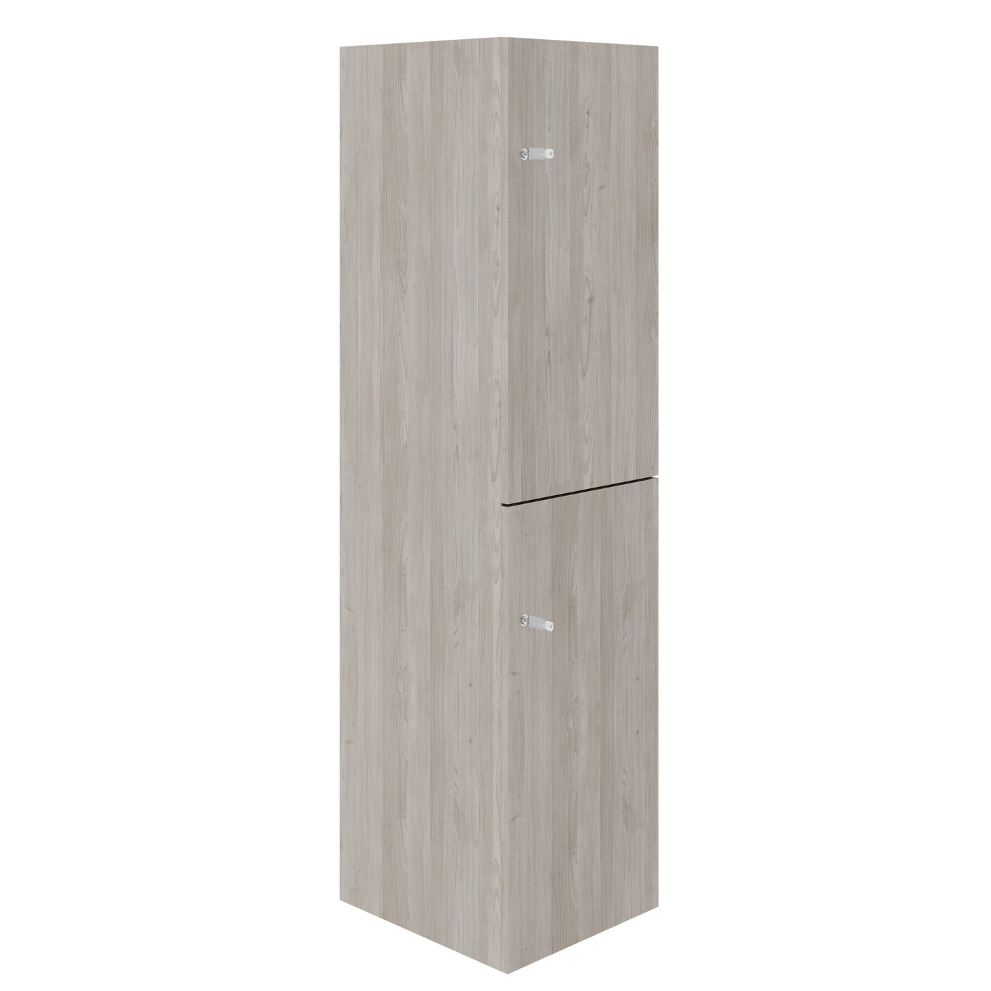 CHOICE Spind | 450 x 1820 mm, 2 große oder 4 kleine Schließfächer, Nordeiche grau