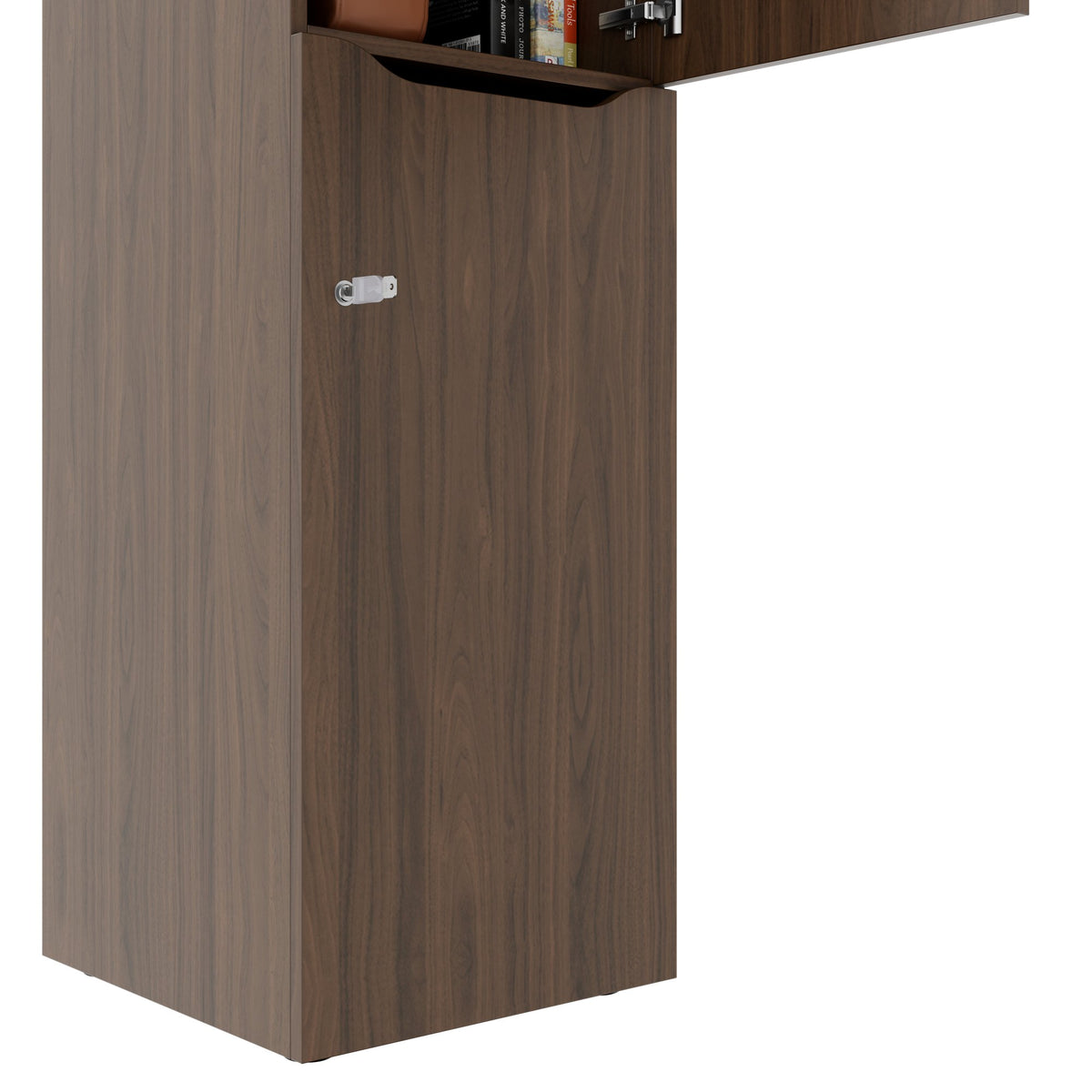Armadietto CHOICE | 450 x 1820 mm, 2 armadietti grandi o 4 piccoli, noce - 5 Lightbox Main Image