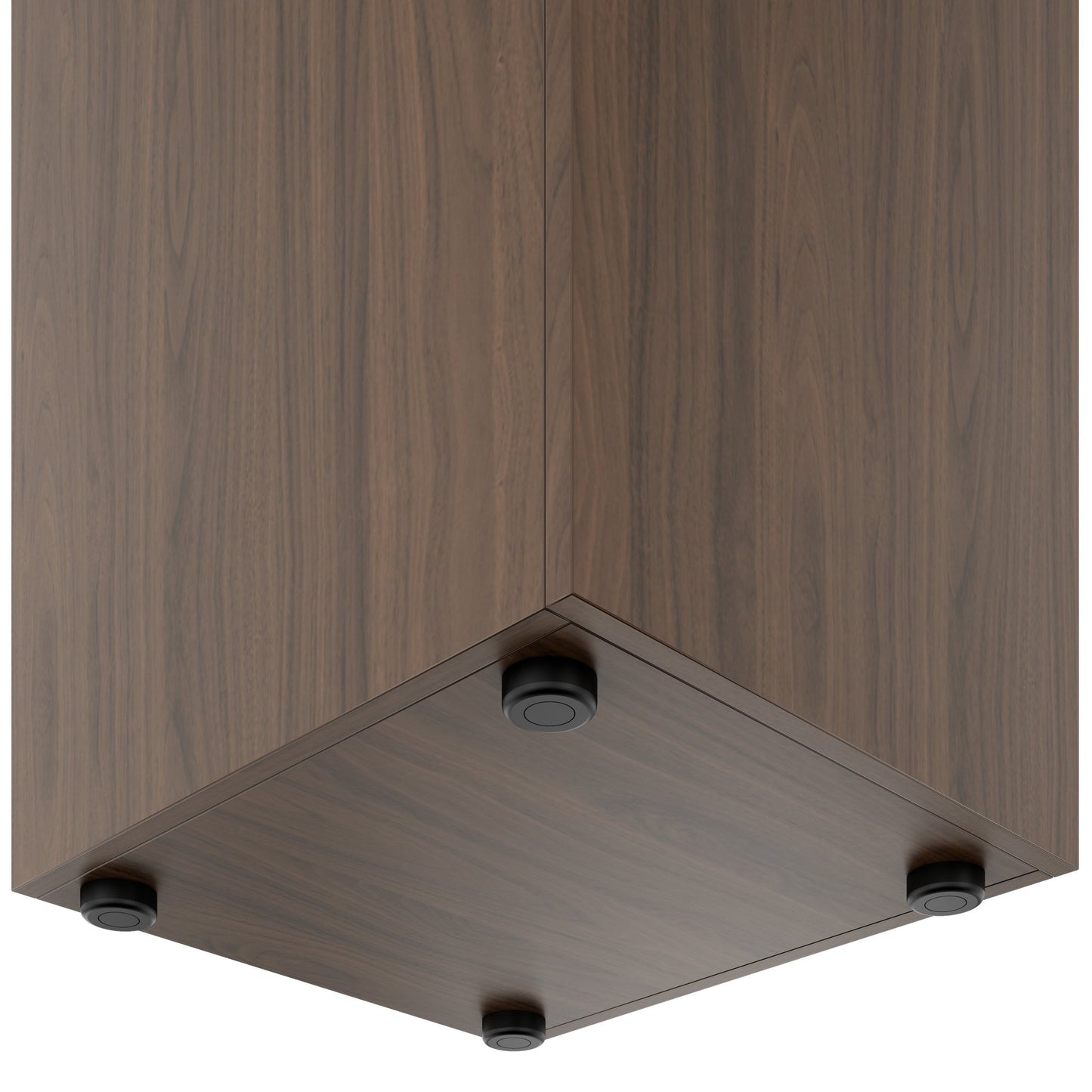 CHOICE Spind | 450 x 1820 mm, 2 große oder 4 kleine Schließfächer, Nussbaum