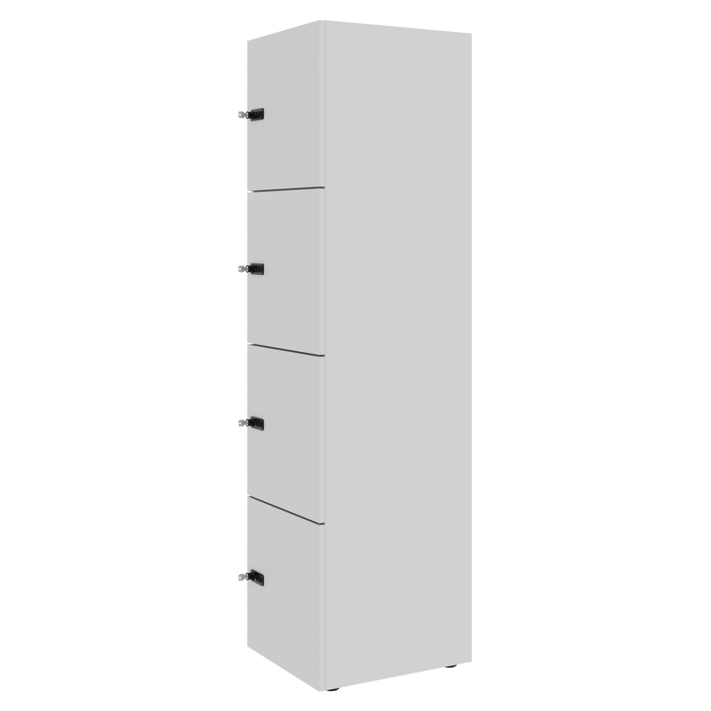 CHOICE Spind | 450 x 1820 mm, 2 große oder 4 kleine Schließfächer, Perlgrau