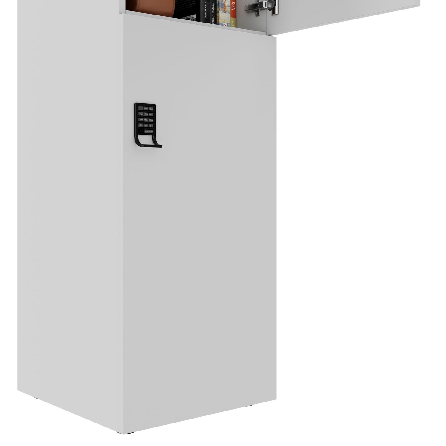 CHOICE Spind | 450 x 1820 mm, 2 große oder 4 kleine Schließfächer, Perlgrau