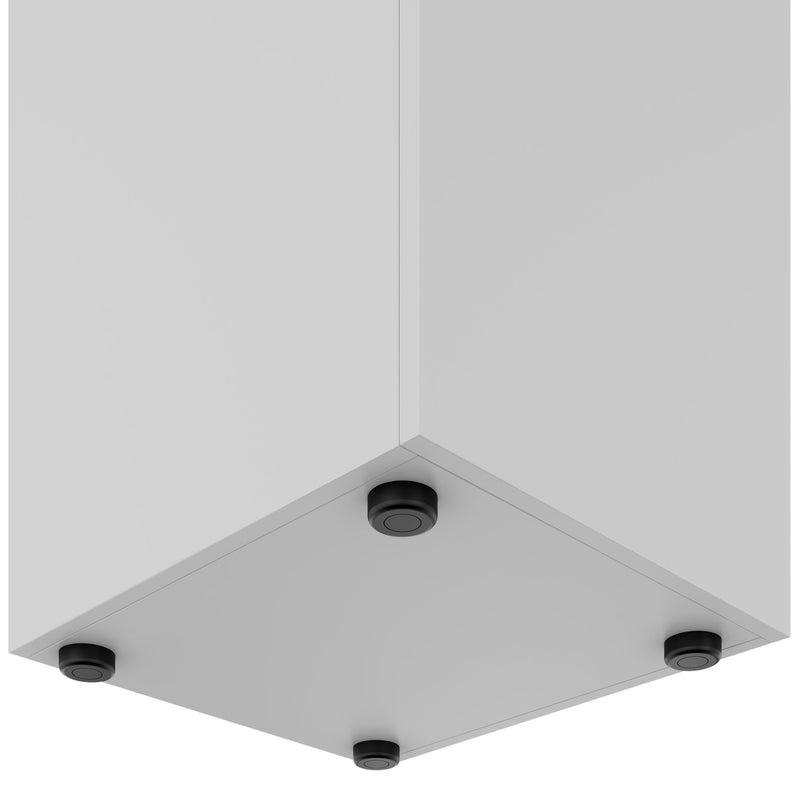 Armoire CHOICE | 450 x 1820 mm, 2 grands casiers ou 4 petits casiers, gris perle - 6 Main Image