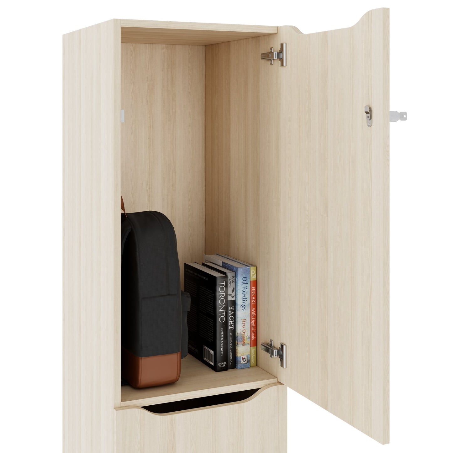 CHOICE Spind | 450 x 1820 mm, 2 große oder 4 kleine Schließfächer, Sandesche