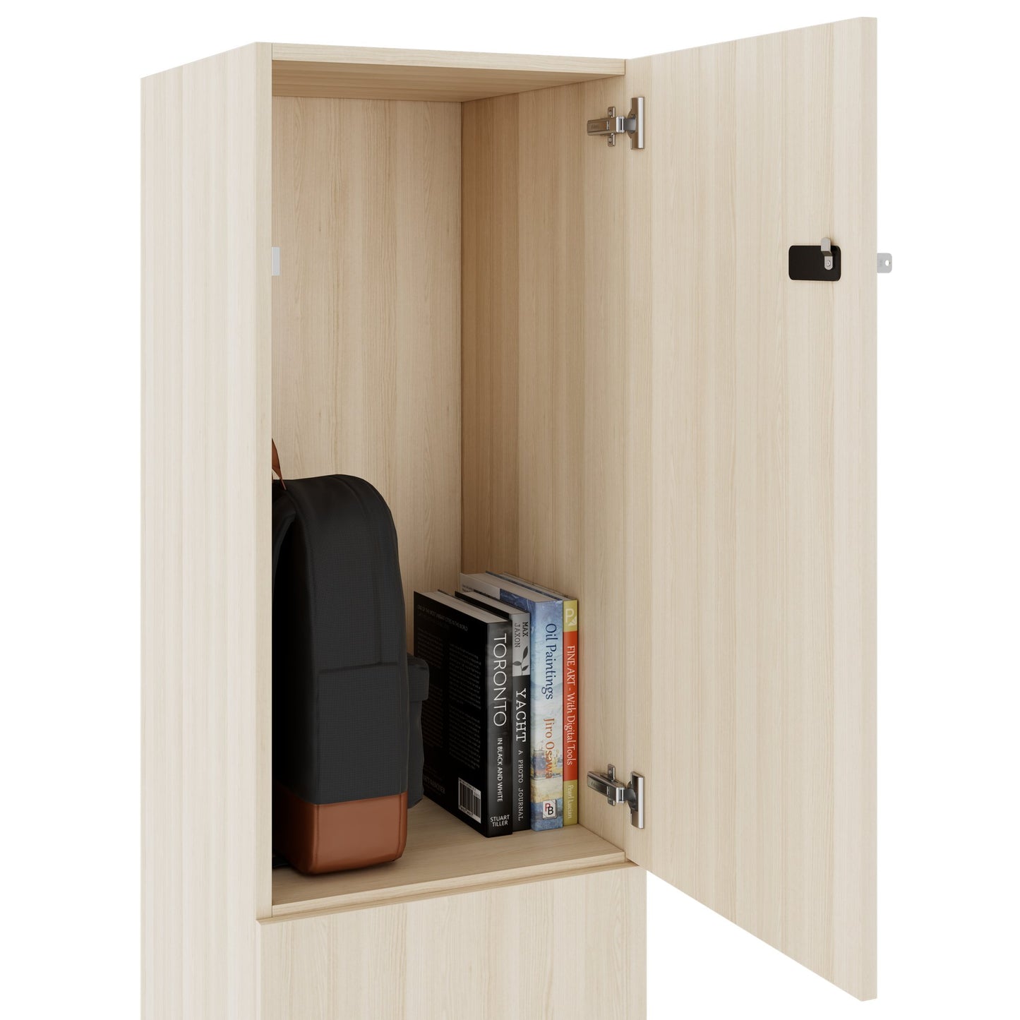 CHOICE Spind | 450 x 1820 mm, 2 große oder 4 kleine Schließfächer, Sandesche