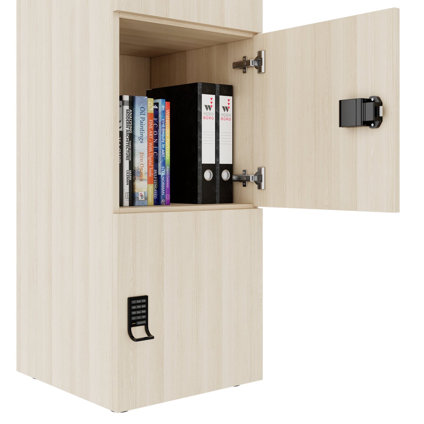 CHOICE Spind | 450 x 1820 mm, 2 große oder 4 kleine Schließfächer, Sandesche