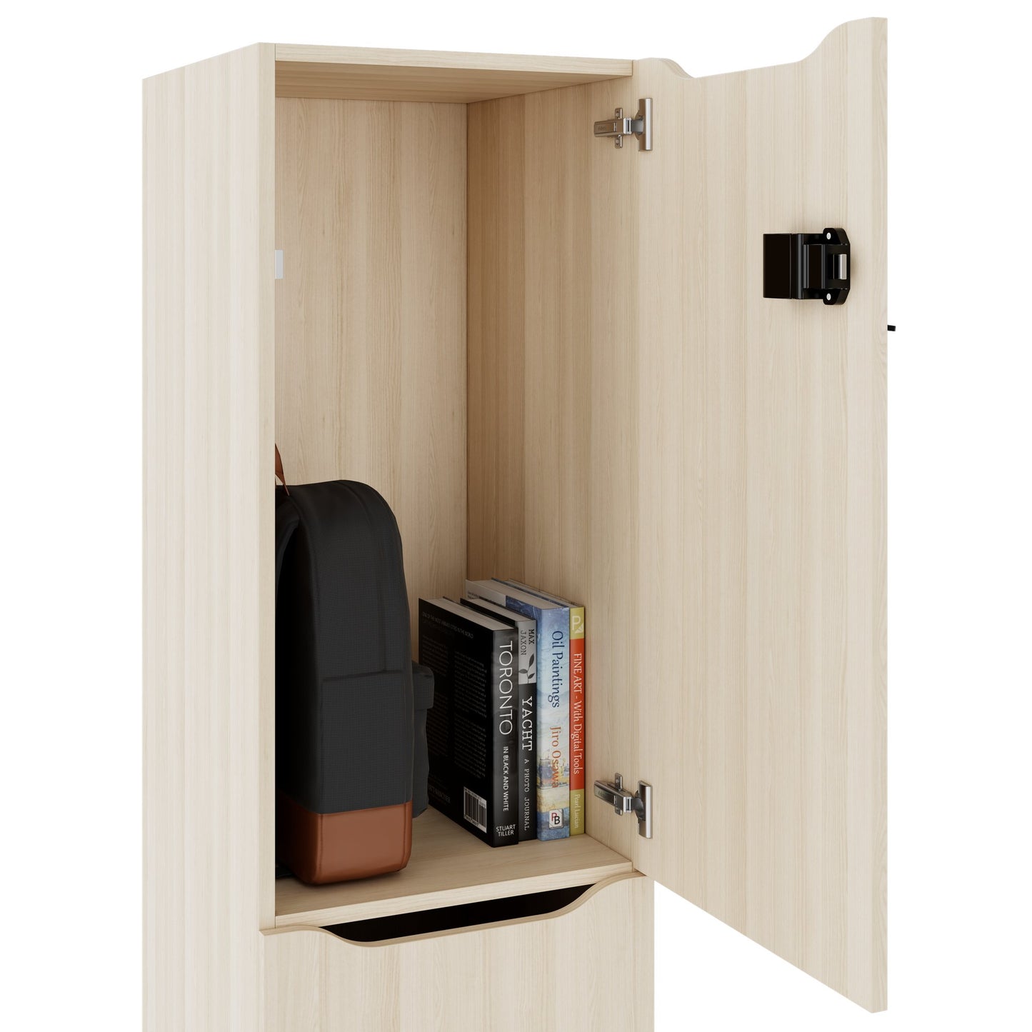 CHOICE Spind | 450 x 1820 mm, 2 große oder 4 kleine Schließfächer, Sandesche