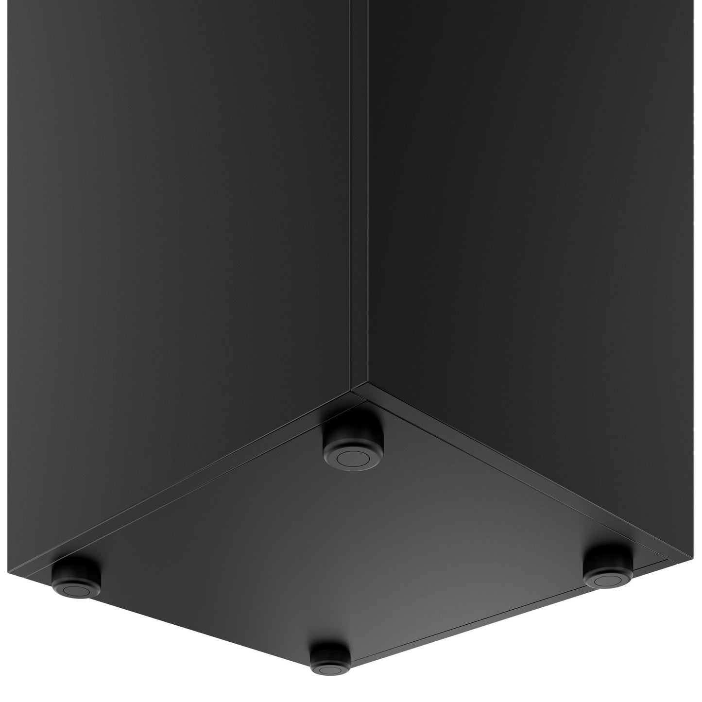 CHOICE Spind | 450 x 1820 mm, 2 große oder 4 kleine Schließfächer, Schwarz