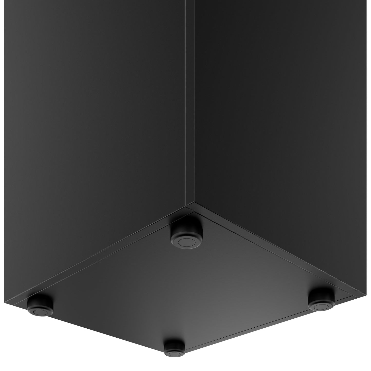 CHOICE Spind | 450 x 1820 mm, 2 große oder 4 kleine Schließfächer, Schwarz