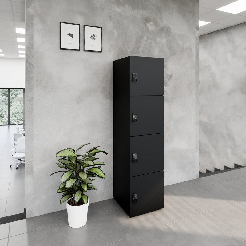 Armadietto CHOICE | 450 x 1820 mm, 2 armadietti grandi o 4 piccoli, nero - 8 Main Image
