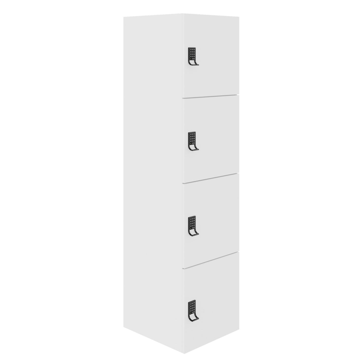 CHOICE Locker | 450 x 1820 mm, 2 large or 4 small lockers, white