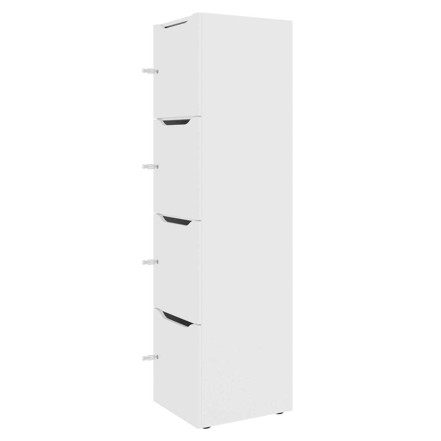 CHOICE Locker | 450 x 1820 mm, 2 large or 4 small lockers, white