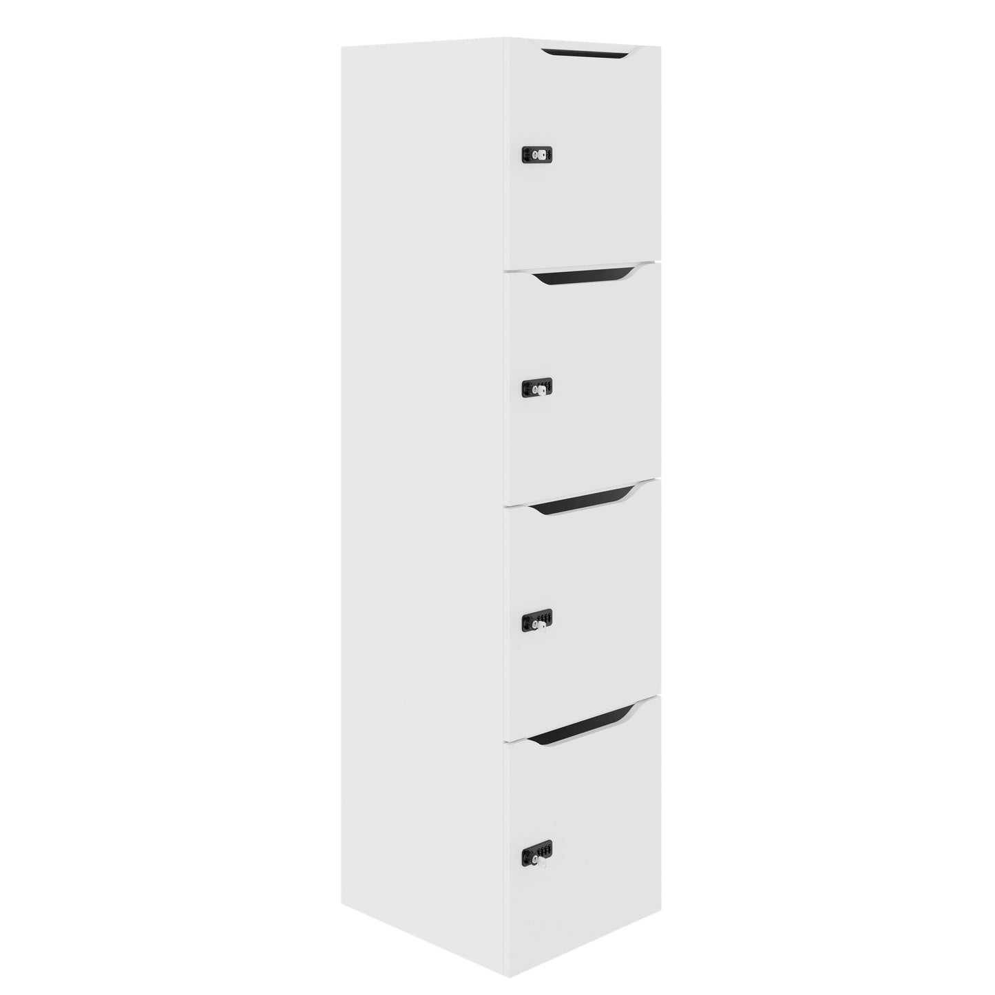 CHOICE Locker | 450 x 1820 mm, 2 large or 4 small lockers, white
