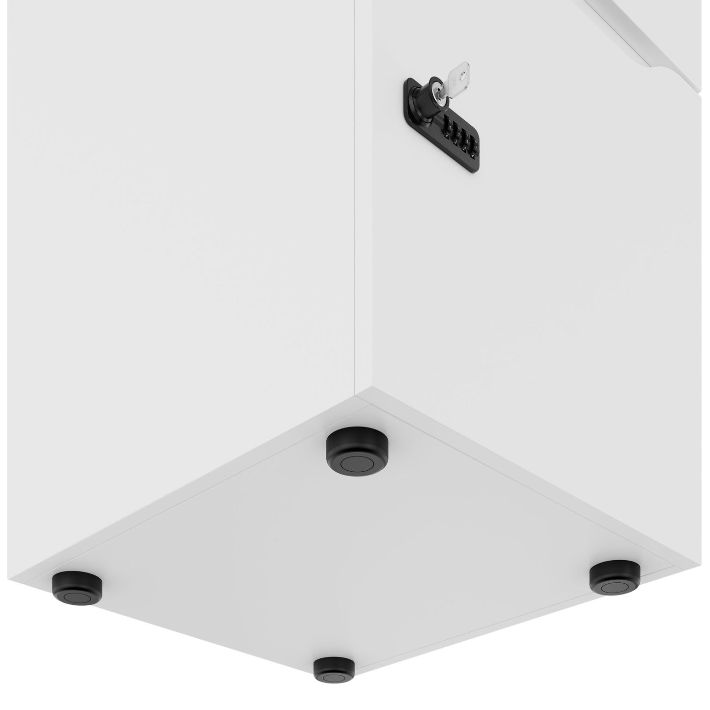 CHOICE Locker | 450 x 1820 mm, 2 large or 4 small lockers, white