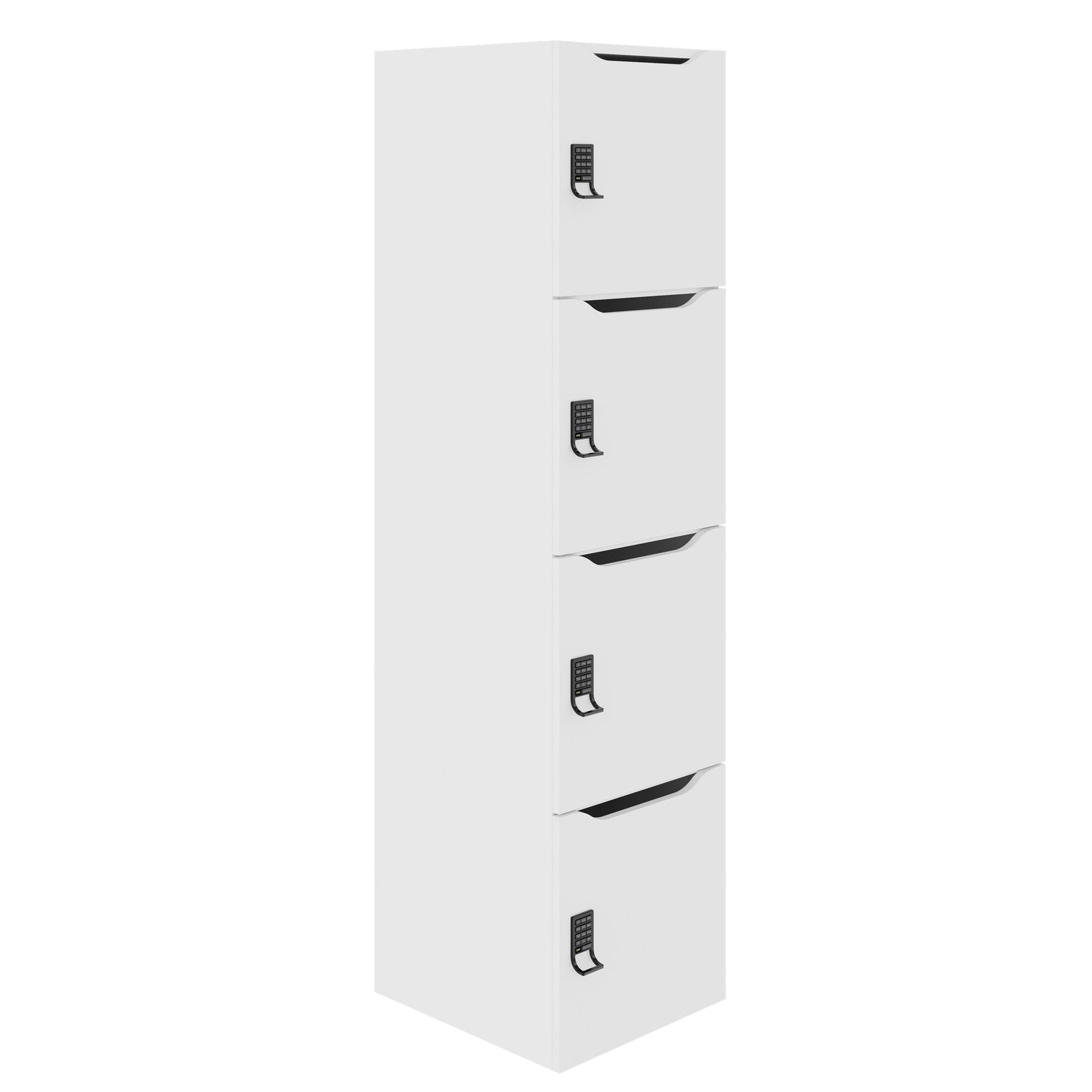 CHOICE Locker | 450 x 1820 mm, 2 large or 4 small lockers, white