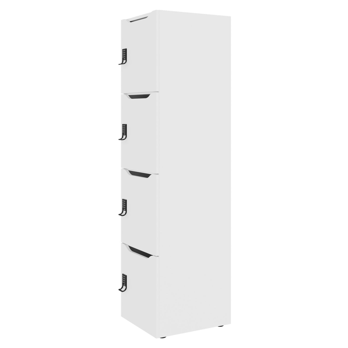 CHOICE Locker | 450 x 1820 mm, 2 large or 4 small lockers, white