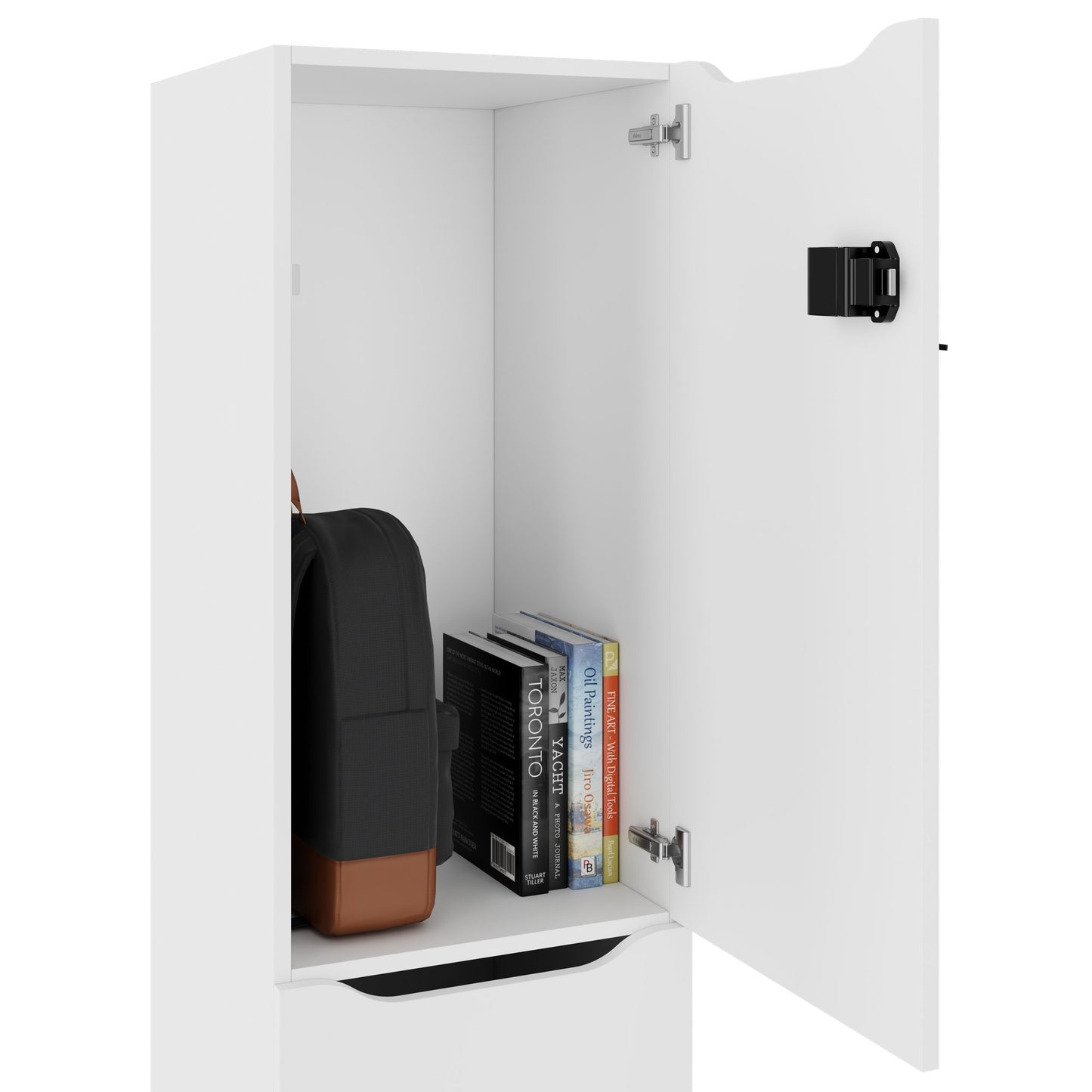 CHOICE Locker | 450 x 1820 mm, 2 large or 4 small lockers, white