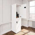 Armadietto CHOICE | 450 x 1820 mm, 2 armadietti grandi o 4 piccoli, bianco - 8 Thumbnail Image