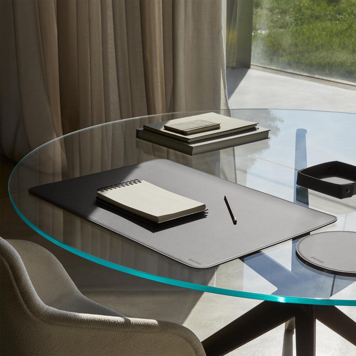 Classica desk pad | 650 - 900 mm, craftsmanship made in Italy