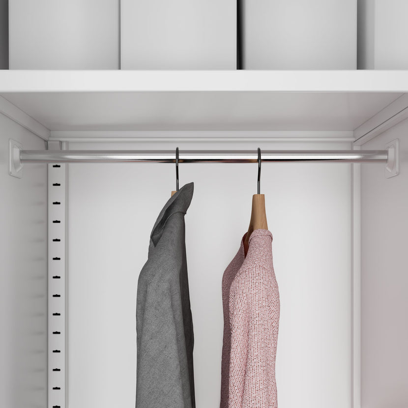 COREX Garderobenschrank | 900 x 1850 mm, Stahlkorpus, Weiss