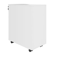 COREX SMALL Rollcontainer | 3 Schubladen, 520 mm tief, Weiss