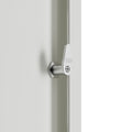 COREX armadietto spogliatoio | 900 x 1850 mm (6 scomparti con serratura), corpo in acciaio, antracite / bianco  - 6 Thumbnail Image