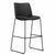 COUNTER FIT Barhocker | Kufengestell, 740 mm Sitzhöhe, Dunkelbraun