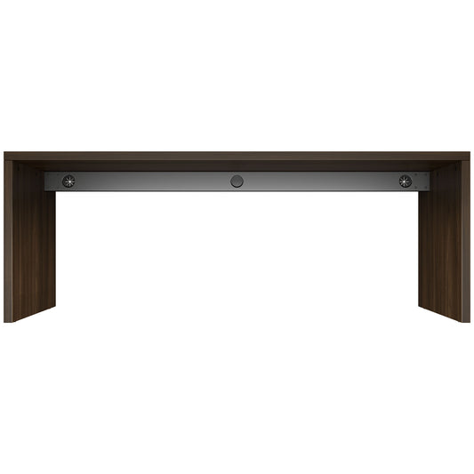 BRALCO SILE desk | 1800 - 2000 mm, side frame, walnut