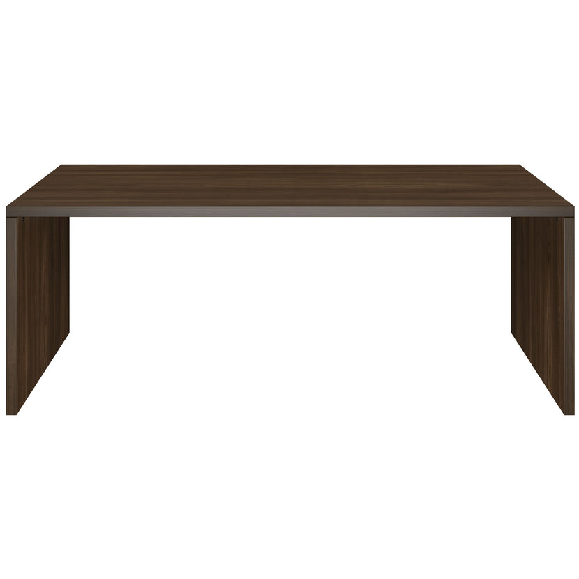 BRALCO SILE desk | 1800 - 2000 mm, side frame, walnut