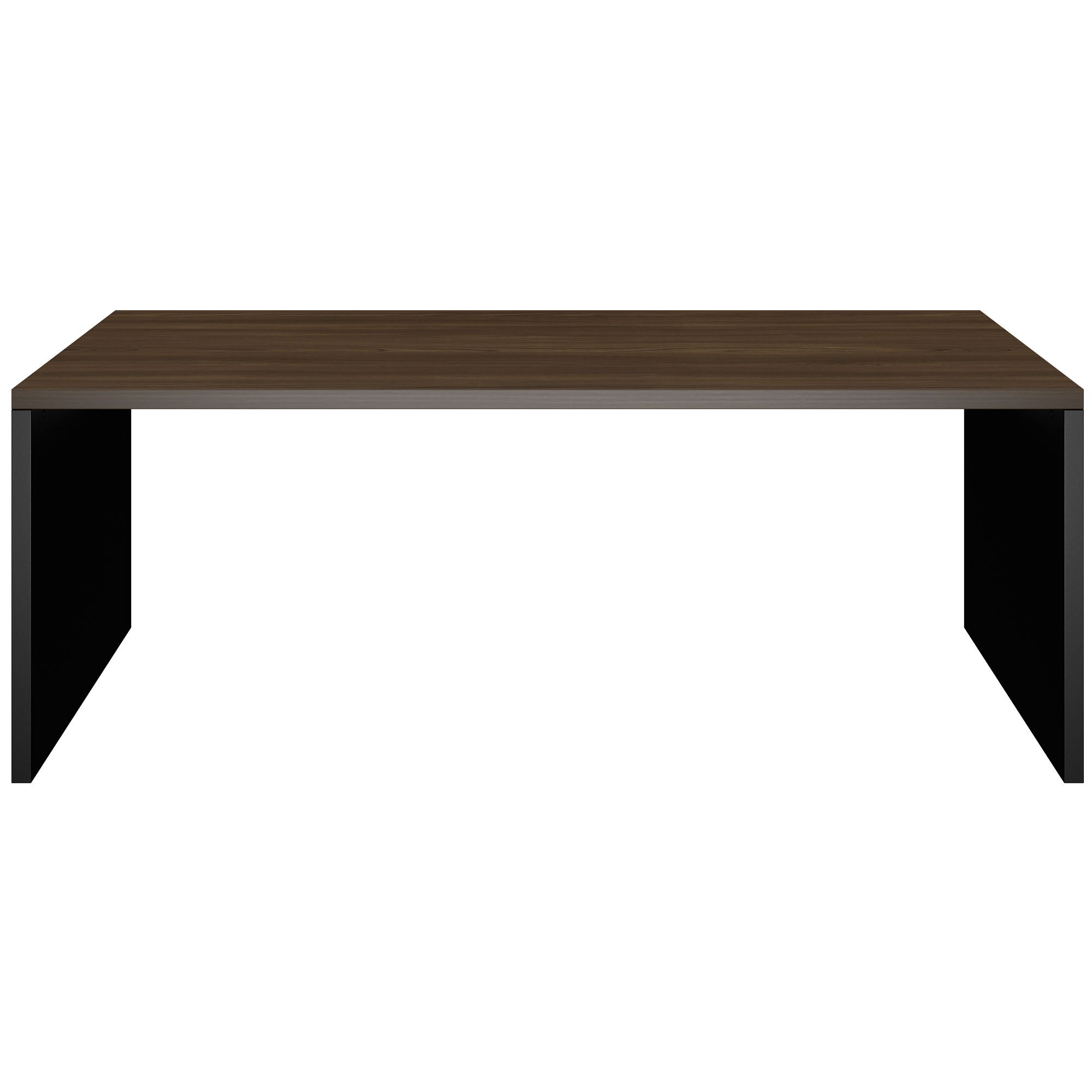 BRALCO SILE Schreibtisch | 1800 - 2000 mm, Wangengestell, Nussbaum