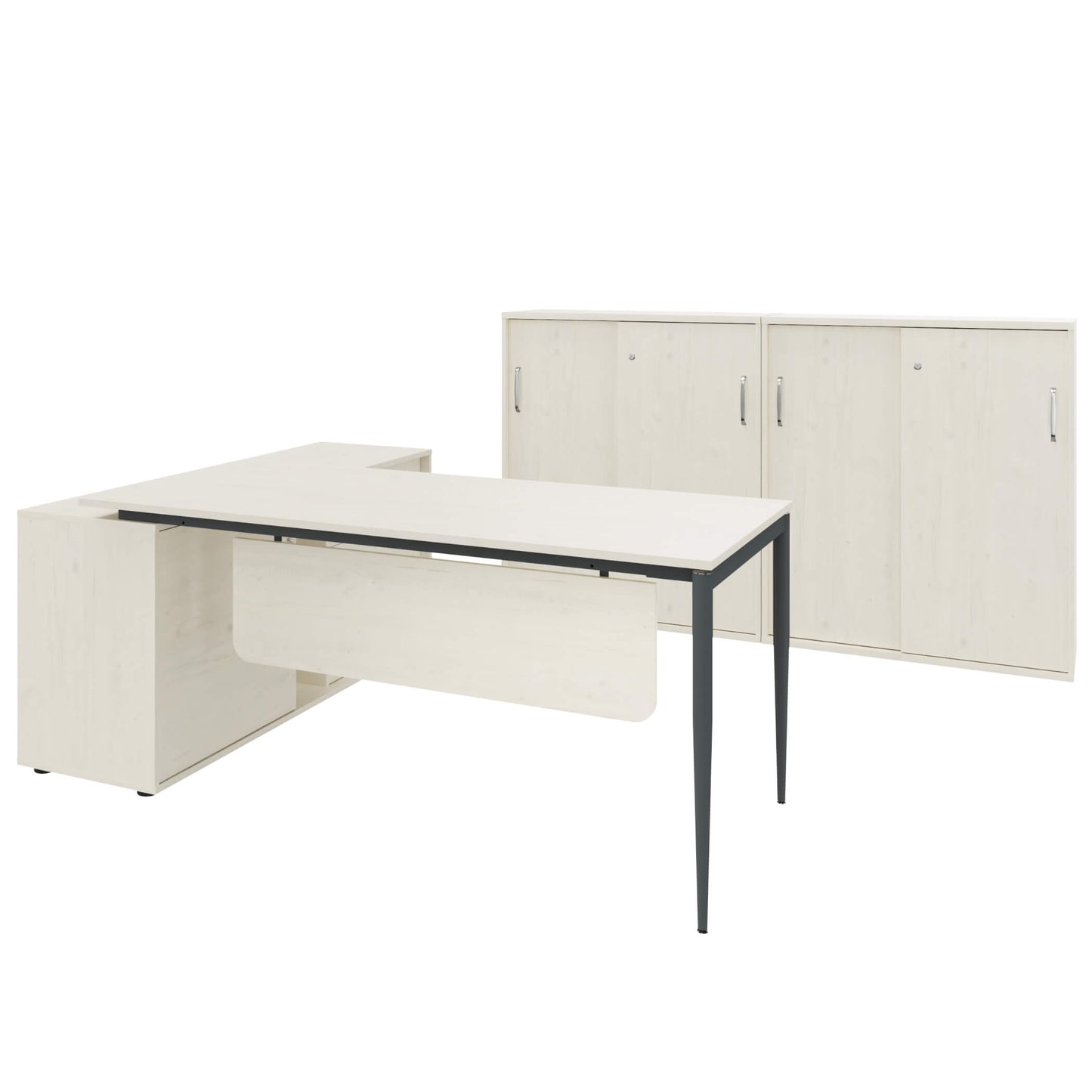 VARIAN Chefbüro Set - Inklusive Montageservice | Eiche Espoo