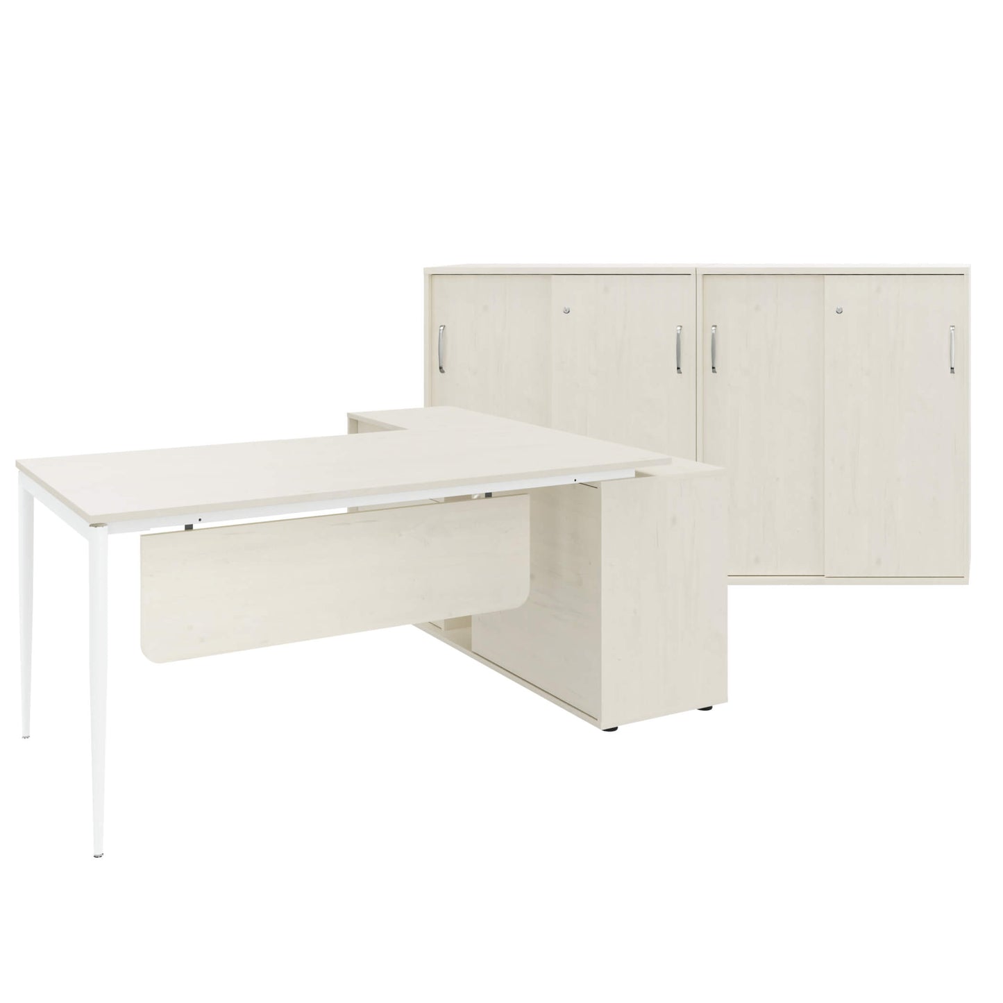 Ensemble de bureau de direction VARIAN - avec service de montage | Chêne Espoo