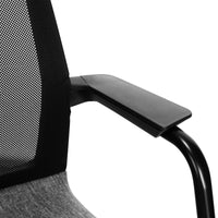 WIND Counter Chair roulable | Repose-pieds, dos du réseau, couverture en polyester Lucia